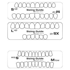 Direct Veneer - Sizing Guide Set - Zähne 15 - 25 und 35 - 45