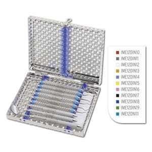 IMS® Kassette Signature 1/2 DIN für 10 Instrumente - Blau (IME12DIN18)