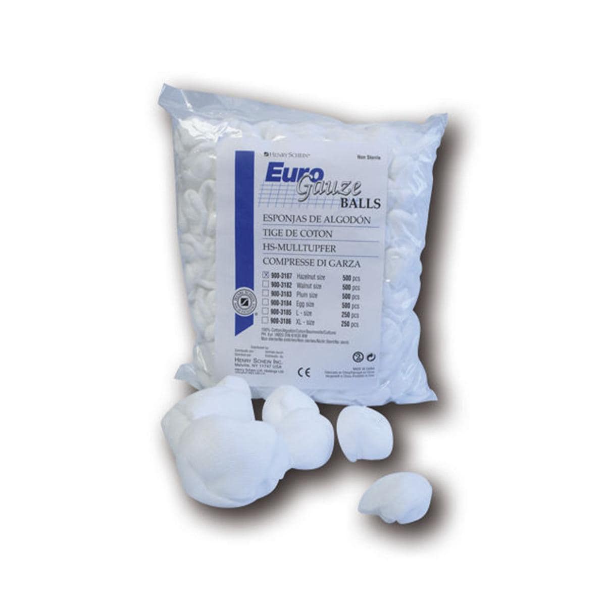 HS-Mulltupfer EuroGauze, unsteril - Pflaume, Packung 500 Stück