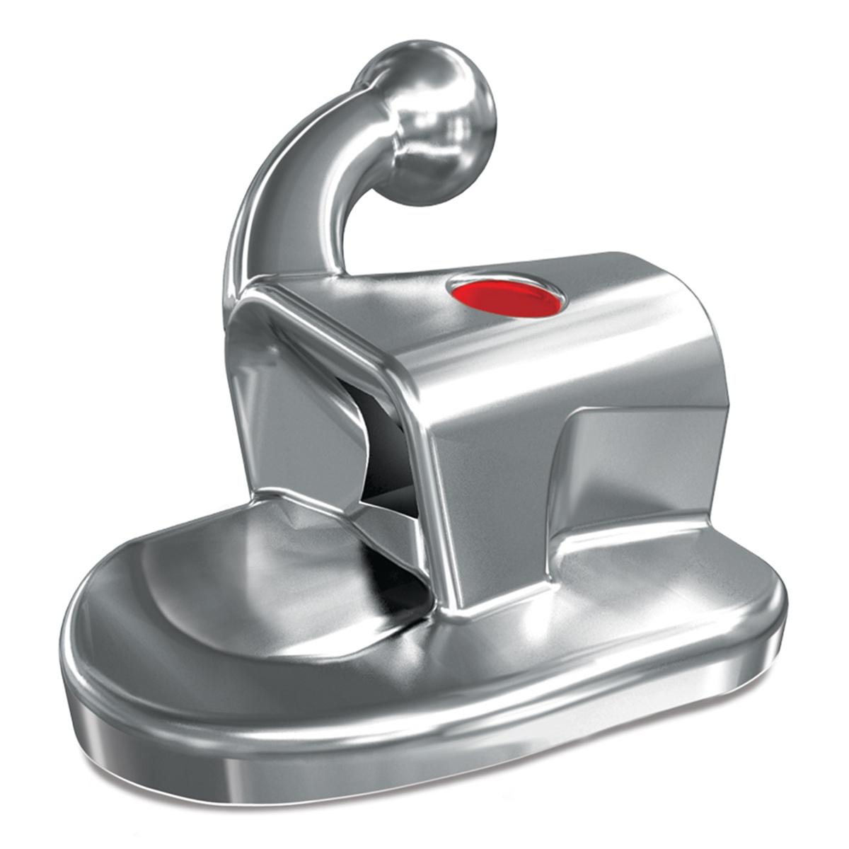 TruEase klebbare Niedrigprofil Mini Bukkalröhrchen, .018" Slot - MBT -14° Torque, 0° Offset