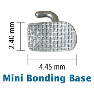 Votion klebbare Mini Bukkalröhrchen, .018" Slot - MBT -14° Torque, +10° Offset