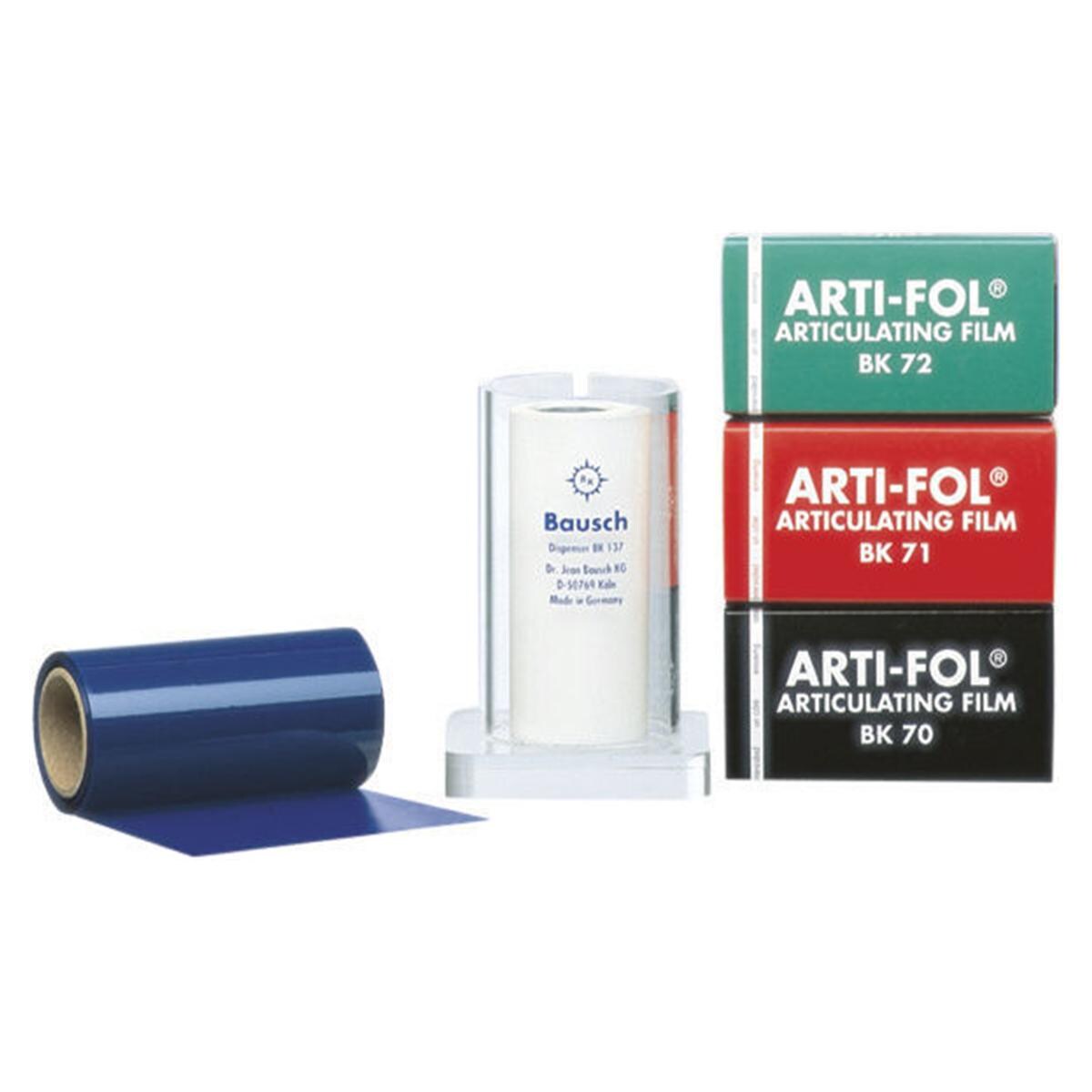 Bausch Arti-Fol® einseitig 75 mm - BK 72, grün, Rolle 20 m