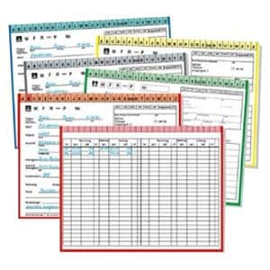 Derfla-Card-Plus Komplett - Grau, Packung 100 Stück