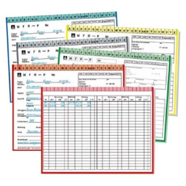 Derfla-Card-Plus Komplett - Grau, Packung 100 Stück