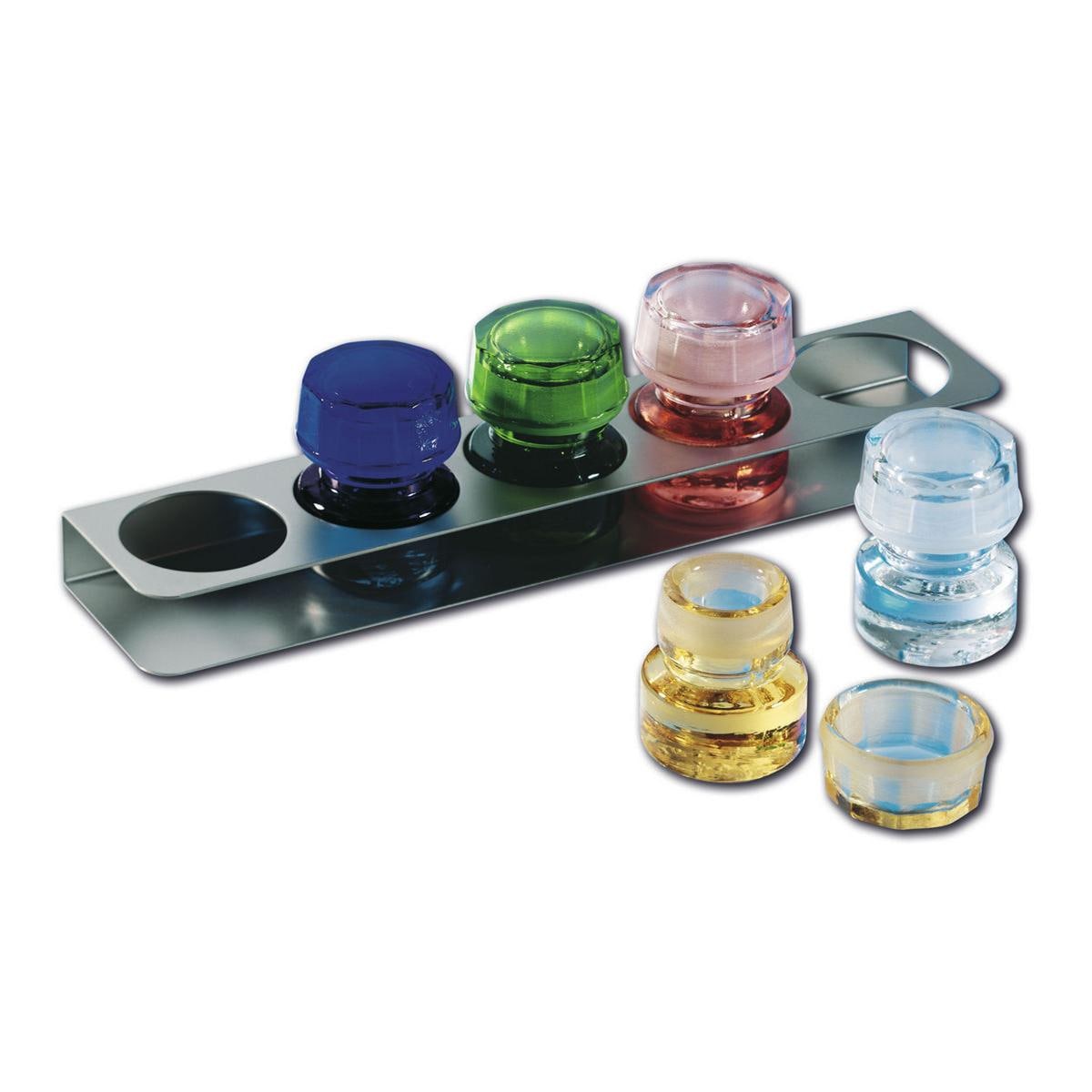 Flaschenständer Metall (ohne Kappengläser) - Für 3 Dappen- oder Kappenläser, Größe 121 x 44 x 17mm