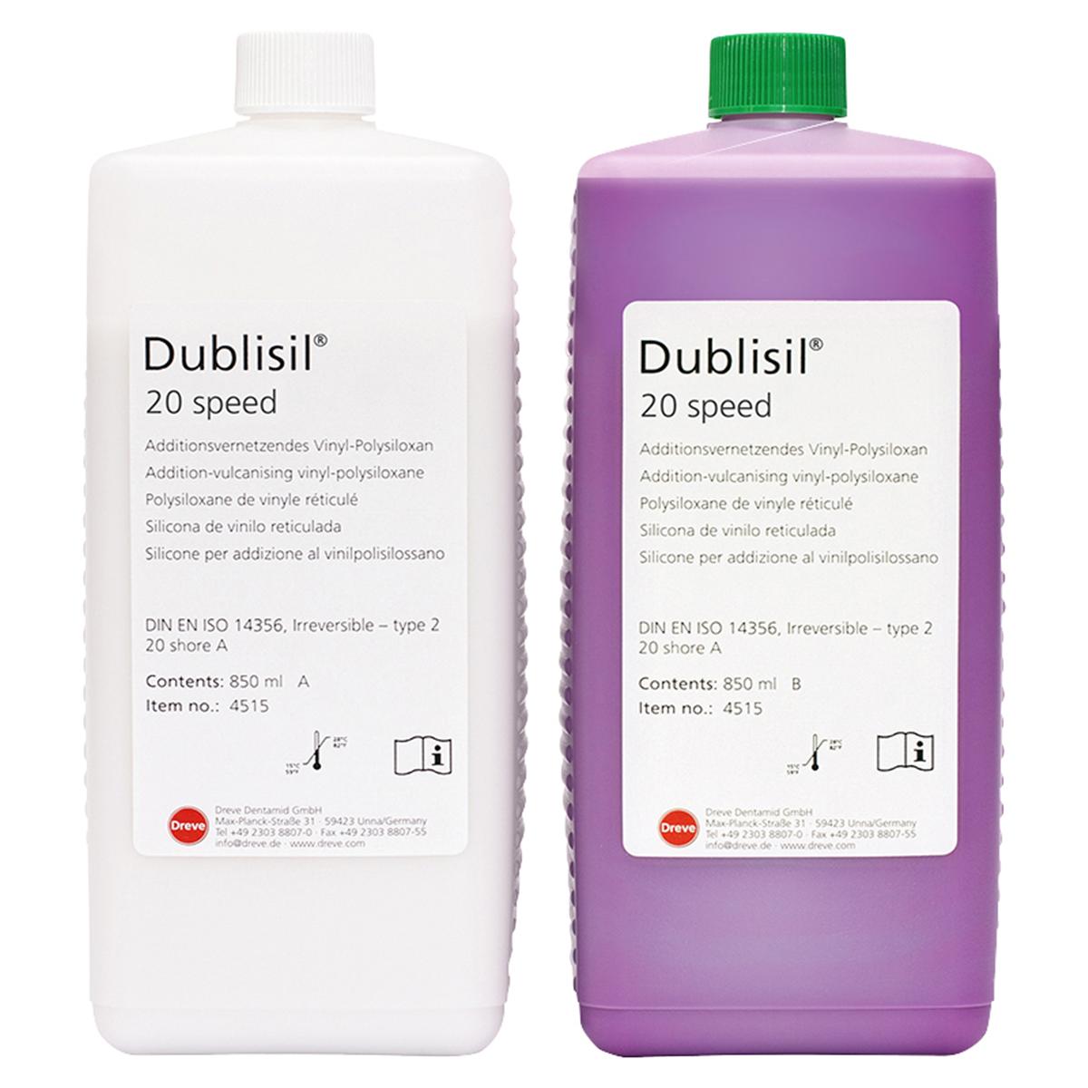 Dublisil® 20 speed - Packung 2 x 850 ml Komponente A + B