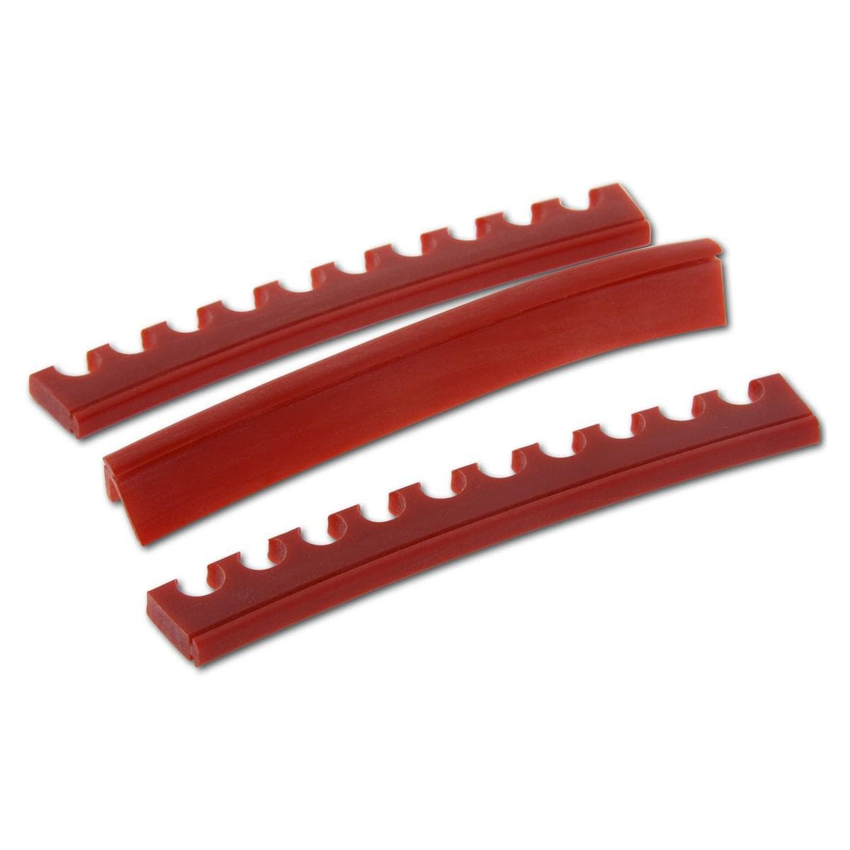Silikonstege für 10 Paro-Instrumente. - Rot, Packung 3 Stück