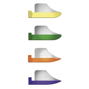 FenderWedge® - Nachfüllpackung - X-small (lila), Packung 100 Stück