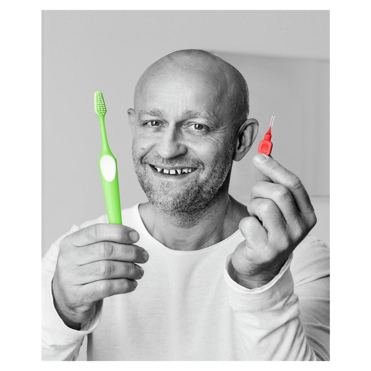 TePe Angle™ Interdentalbürsten - Einzelgrößen - Rot, Ø 0,5 mm, Packung 6 Stück