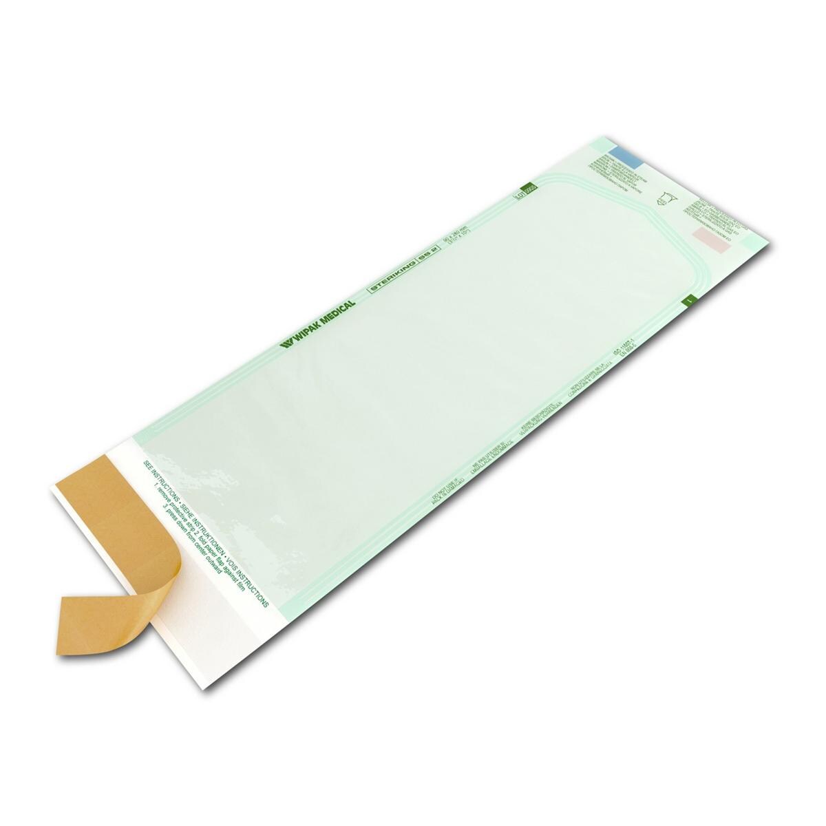 Steriking® Steritüte standard, selbstklebend Typ SS - Größe 90 x 250mm (SS2), Packung 100 Stück