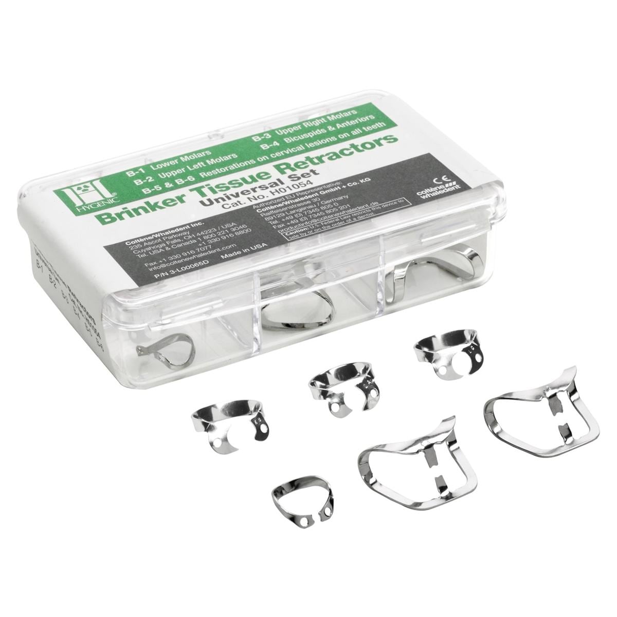 HYGENIC® Brinker Klammer Sortiment - Packung 6 Stück