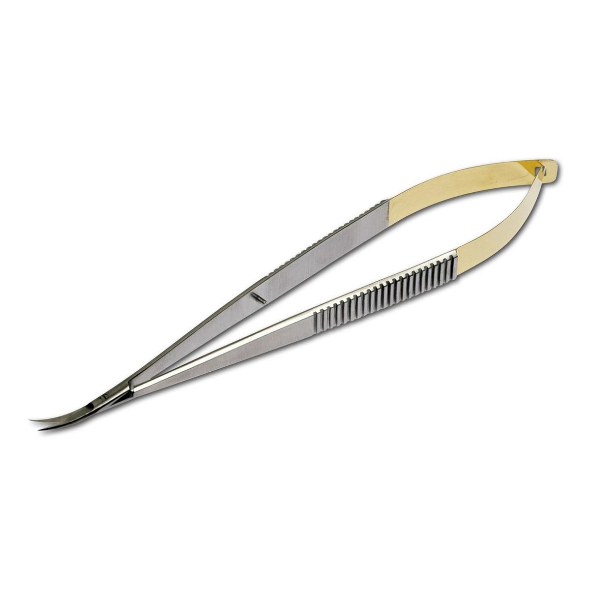 KKD® Schere TC Line Jacobson - Länge 17 cm, gebogen, gezackt