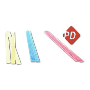 Pd Polyesterstrips - Fein, gelb - 4 mm, Packung 100 Stück