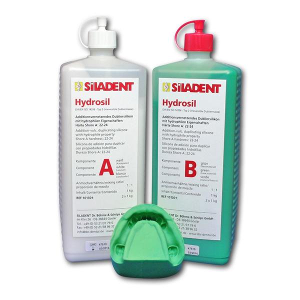 Hydrosil 1:1 Komponente A + B, weißer Spender, große Öffnung - Packung 2 x 6 kg