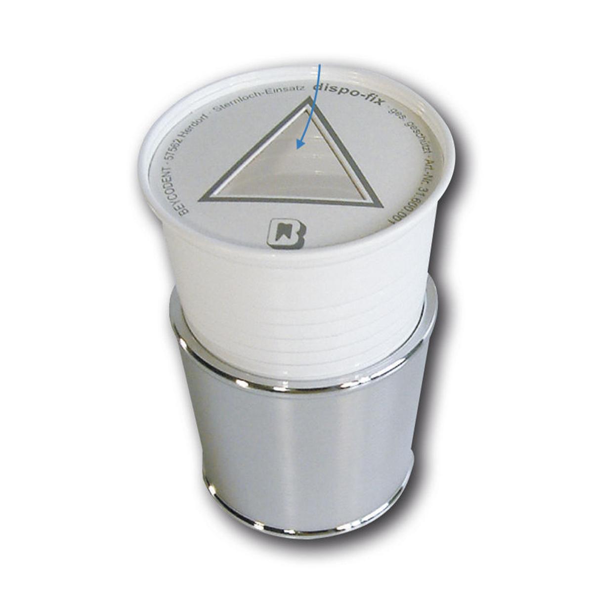 Dispofix Sternlocheinsätze- für Einwegbecher - Packung 300 Stück
