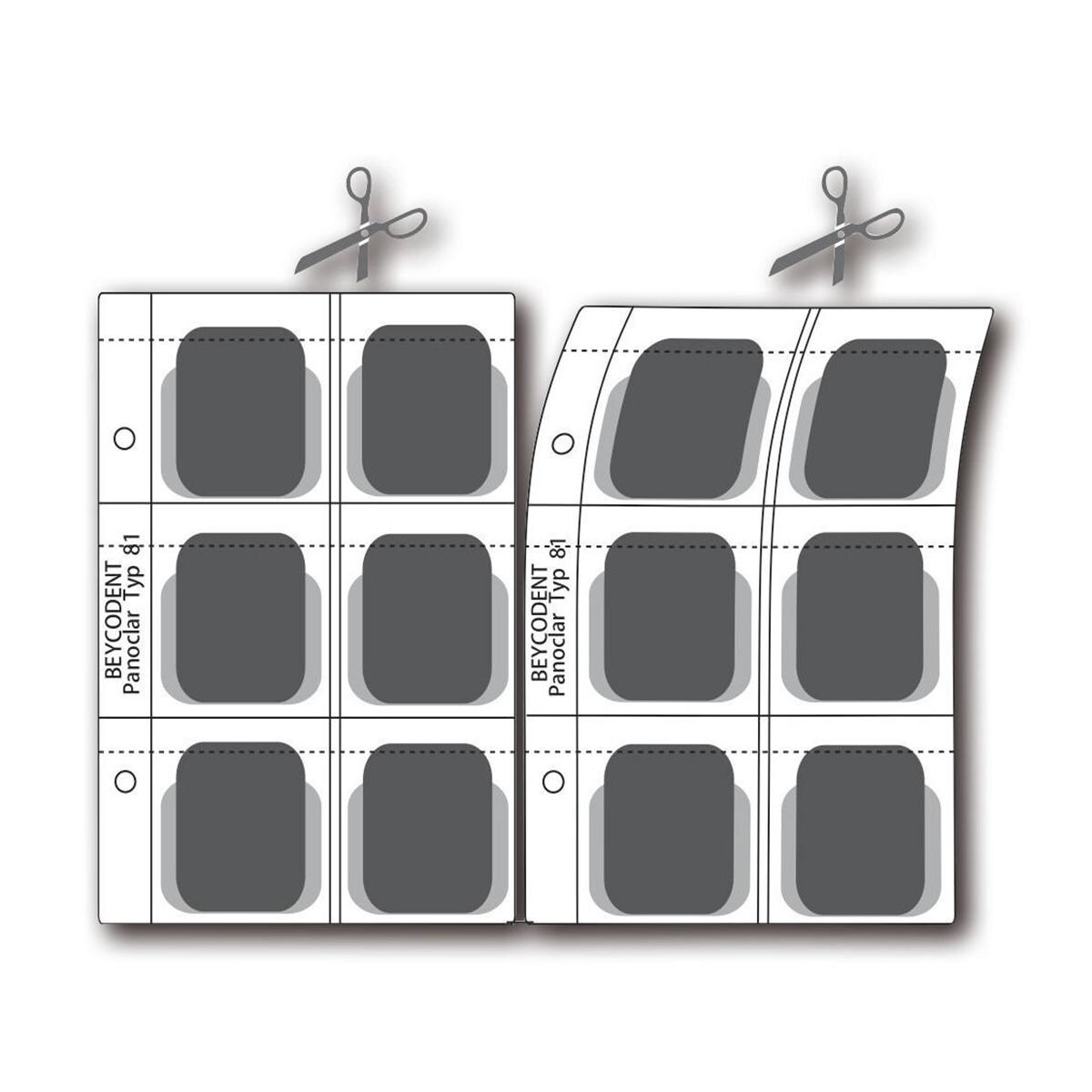 Panoclar® Zahnfilm-Hüllen - Für Panoclar Typ 81, Packung 100 Stück