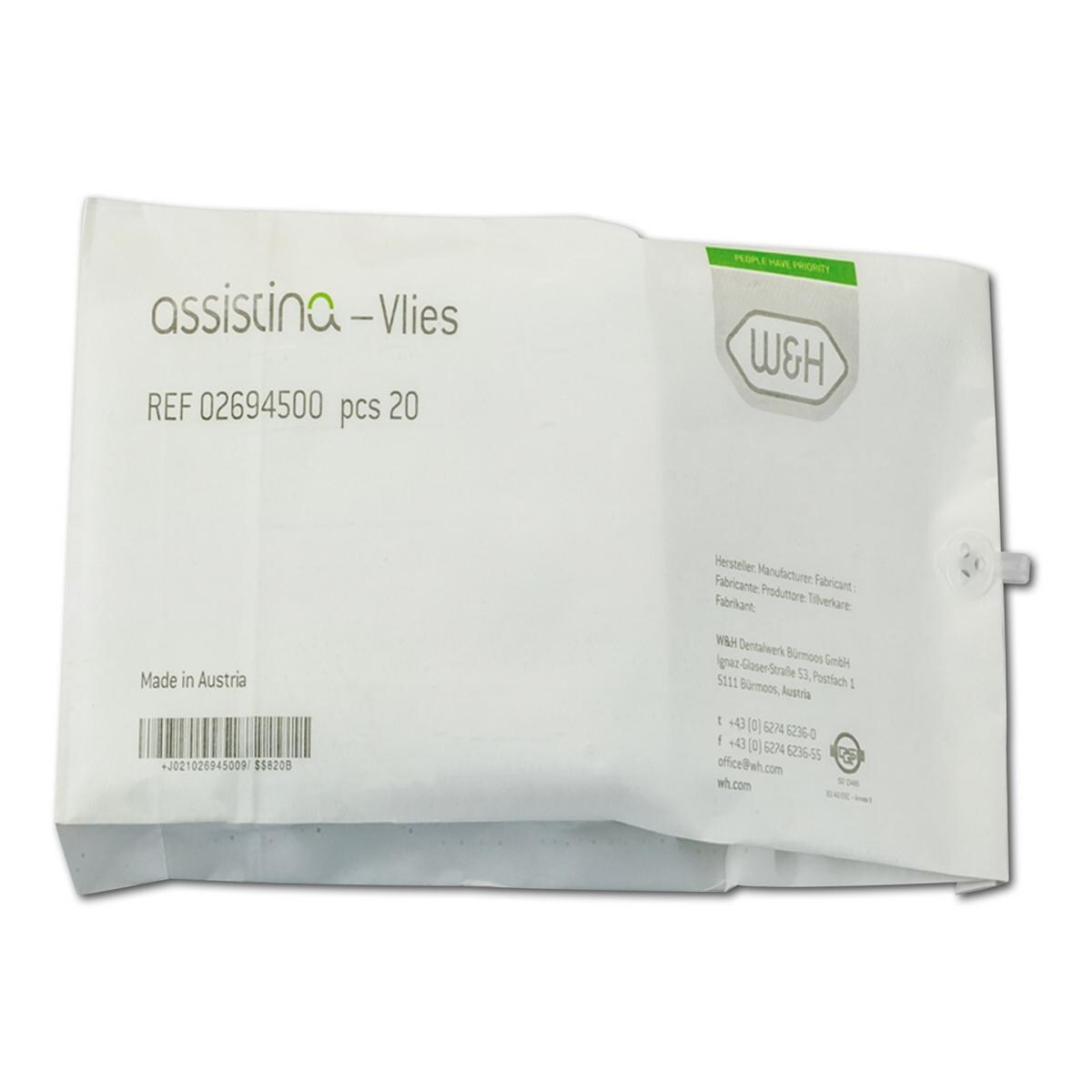 Assistina Entsorgungsvlies - Packung 20 Stück
