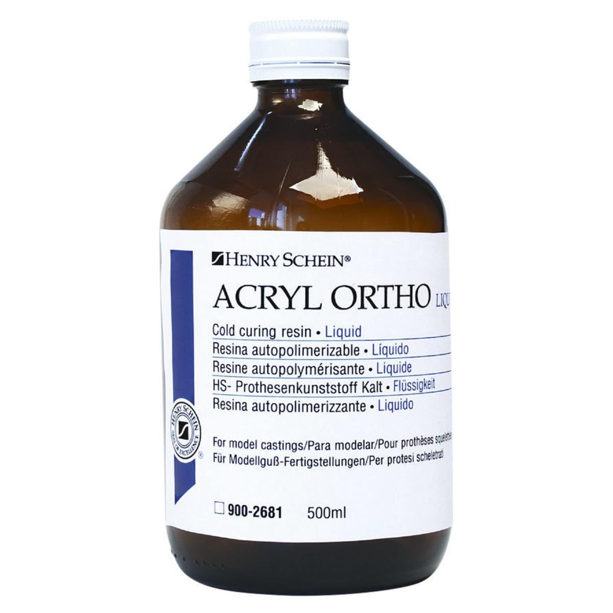 HS-Prothesenkunststoff Ortho Flüssigkeit - Flasche 500 ml