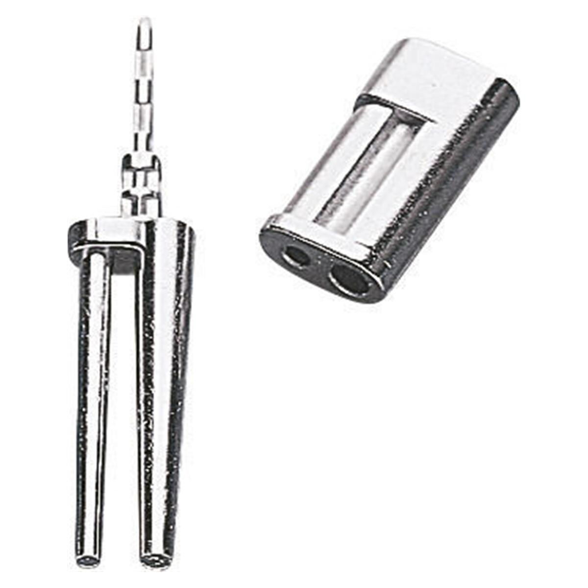 Bi-Pin mit Hülse und Steckstift - Nr. 343, lang, Packung 100 Stück