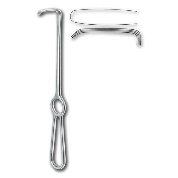 Wundhaken nach Langenbeck - Länge 22 cm