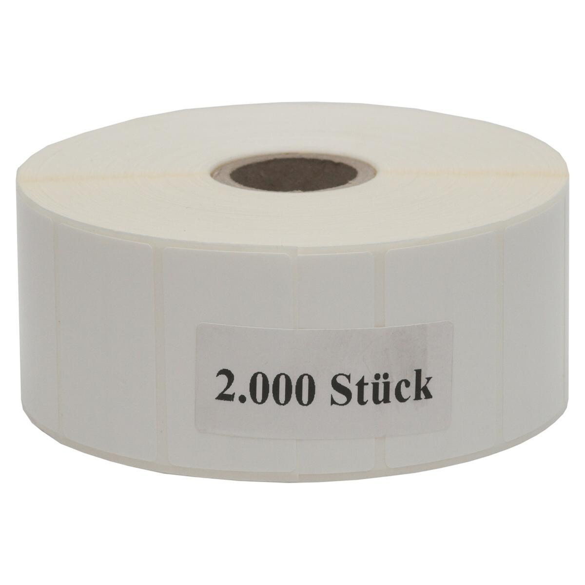 DOCma Haftetiketten 40 x 25 mm - haftend - Rollen 3 x 2.000 Stück (6.000 Stück)