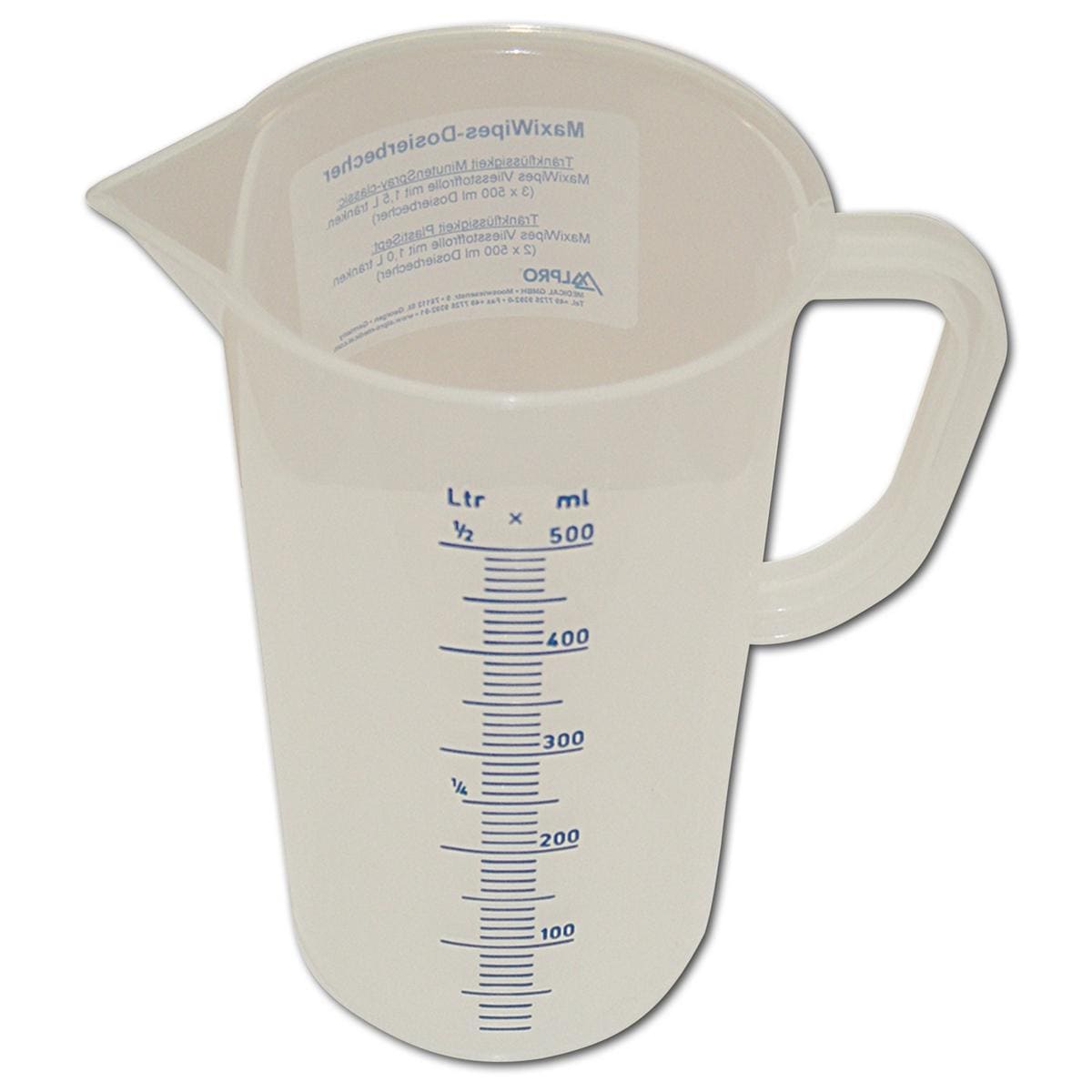 Bilpron - Messbecher - Fassungsvermögen 500 ml