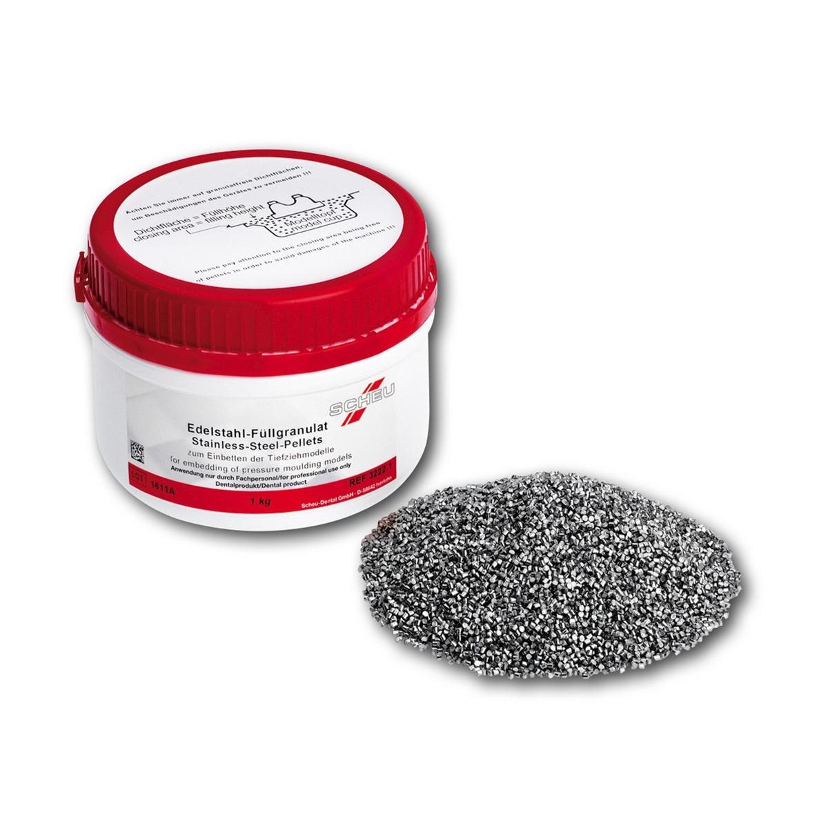 Edelstahl-Füllgranulat - Packung 1000 g