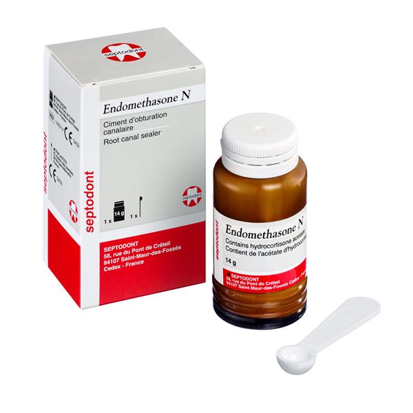 Endométhasone N, Pulver - Flasche 14 g und Messlöffel