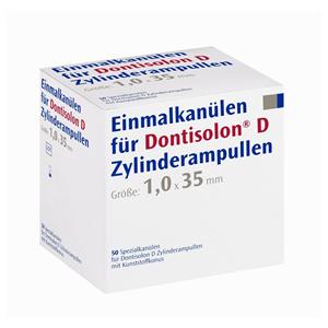 Dontisolon D - Einmalkanülen - Packung 50 Stück