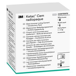 3M™ Ketac™ Cem radiopaque - Intro Kit - Pulver 33 g und Flüssigkeit 12 ml