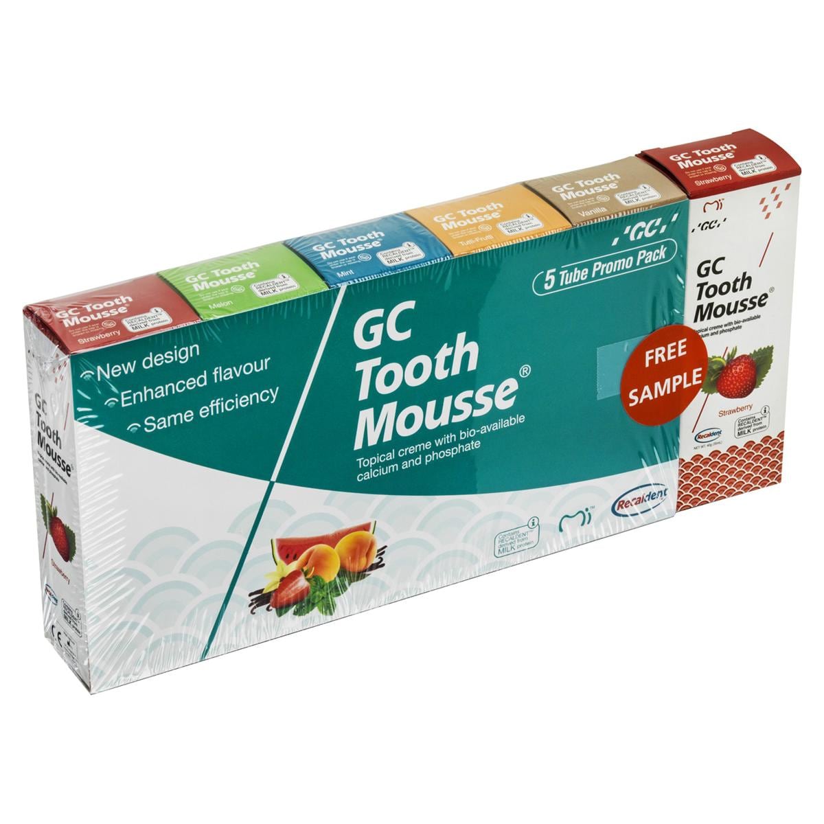 GC Tooth Mousse - Promo Pack - Packung 6 x 40 g Tuben
