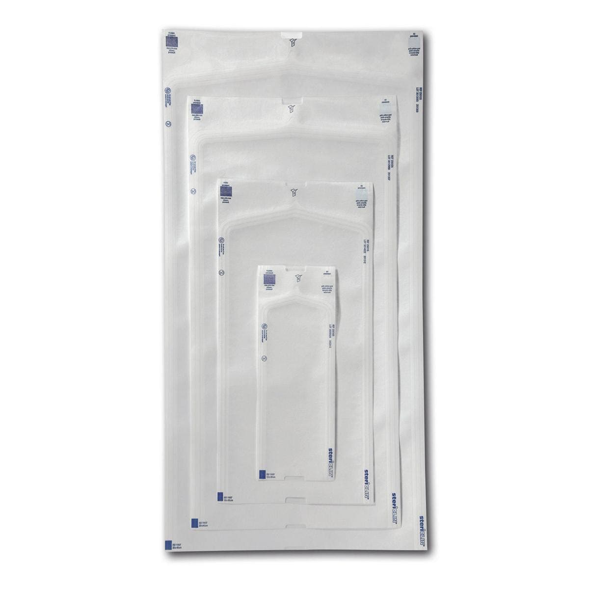 Stericlin® Klarsichtverpackungen aus DuPont™ Tyvek® und Folie - Größe 15 x 30 cm, Packung 500 Stück