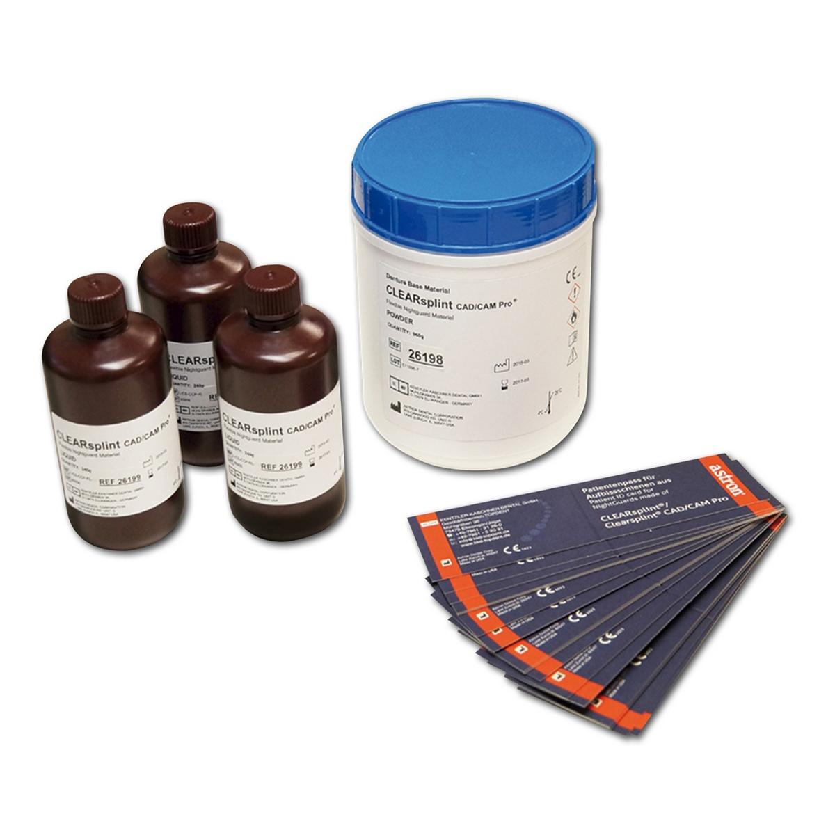 CLEARsplint CAD/CAM Pro - Regular Flex, Großpackung - Set