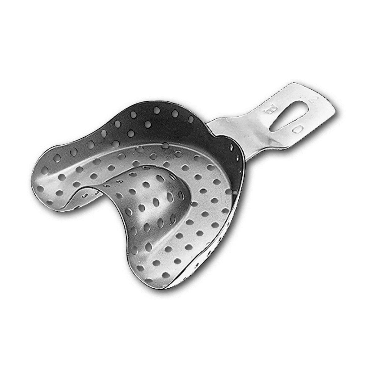 Abdrucklöffel nach EHRICKE - Einzelgröße OK - Bezahnter Oberkiefer - perforiert, 400BO Nr. 2