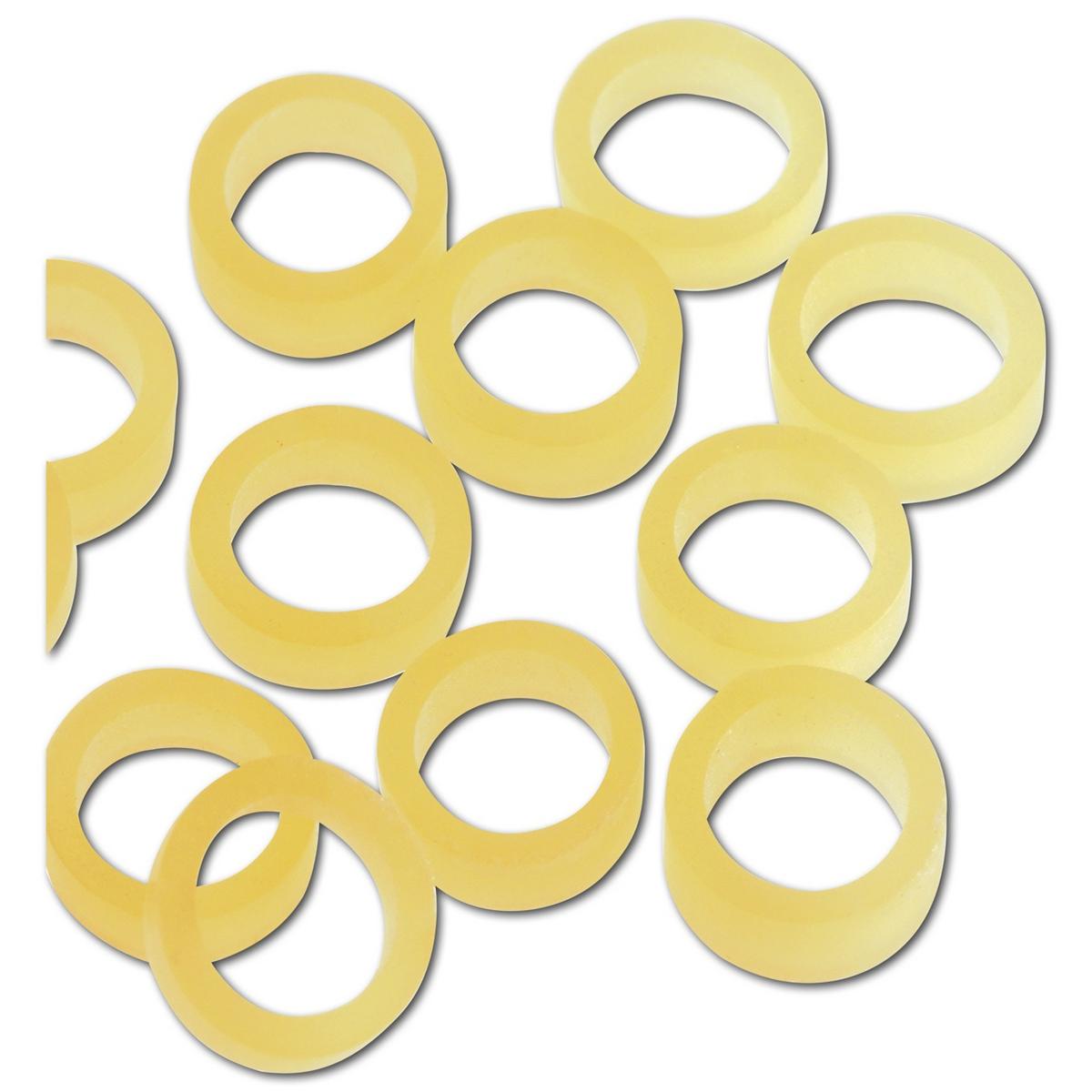 Intraorale Latex - Gummiringe - Schwach 0,7 N, Ø 3,2 mm, Packung 30 x 100 Stück