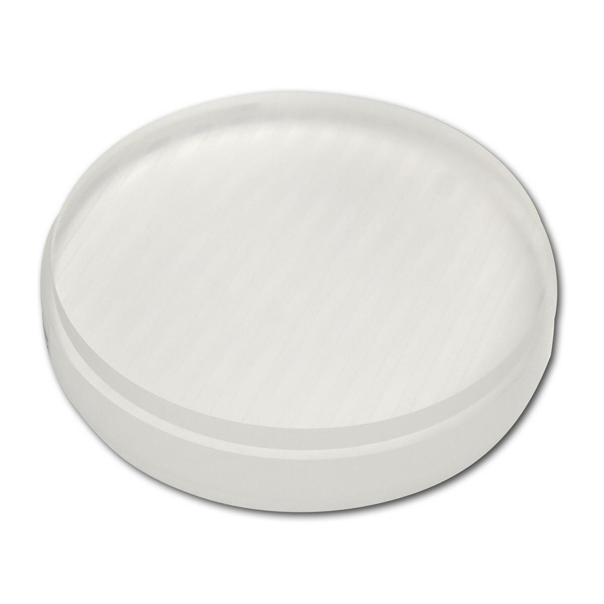 ZIRLUX CASTING TRANSPARENT Ronde mit Stufe - Ø 98,5 mm - Stärke 20 mm