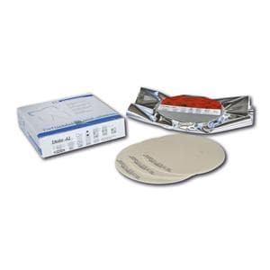 Erkodur-A2 zahnfarben, mit Isolierfolie, Ø 120 mm (rund) - Stärke 0,6 mm, Packung 20 Stück