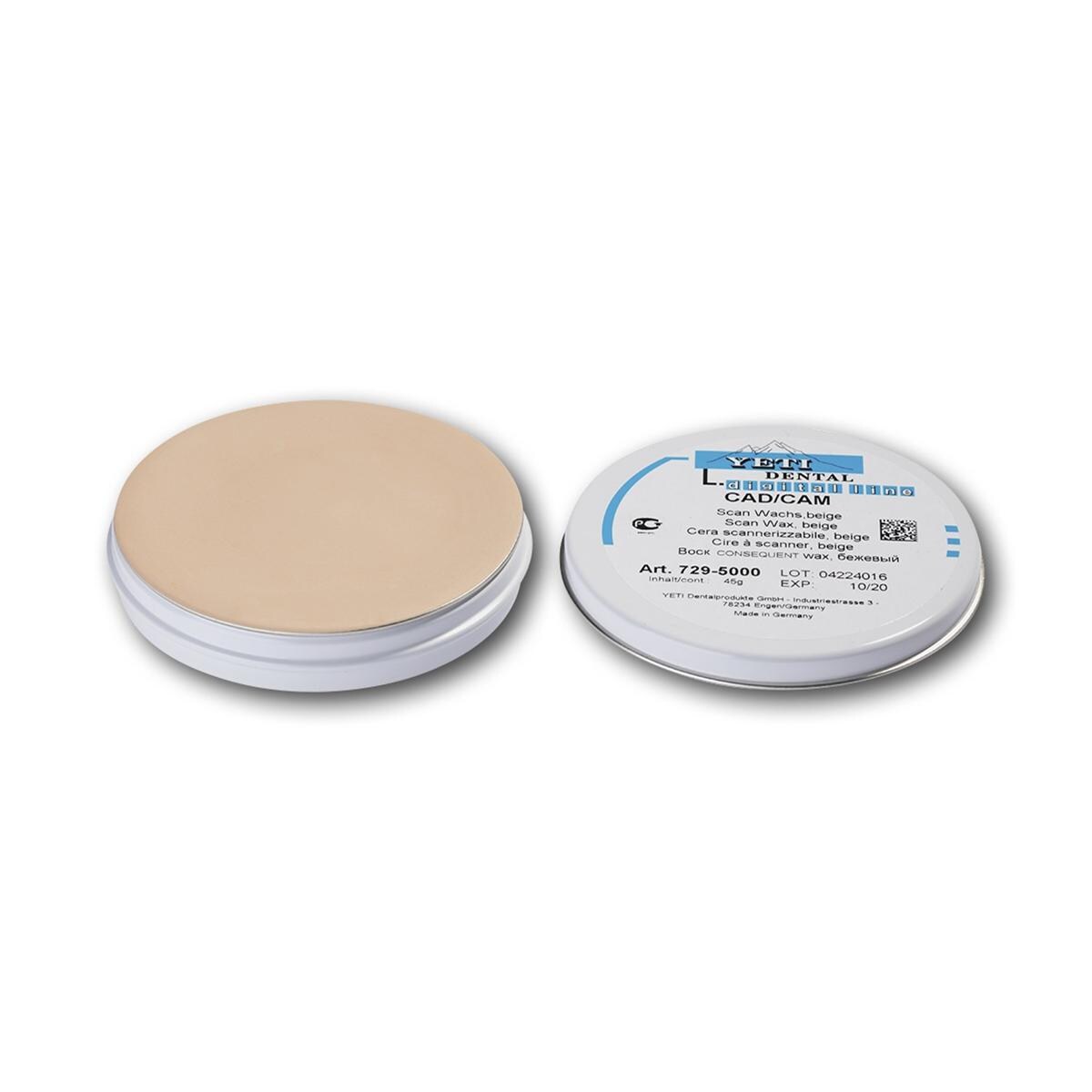 CAD/CAM Scanwachs - Beige, Dose 45 g