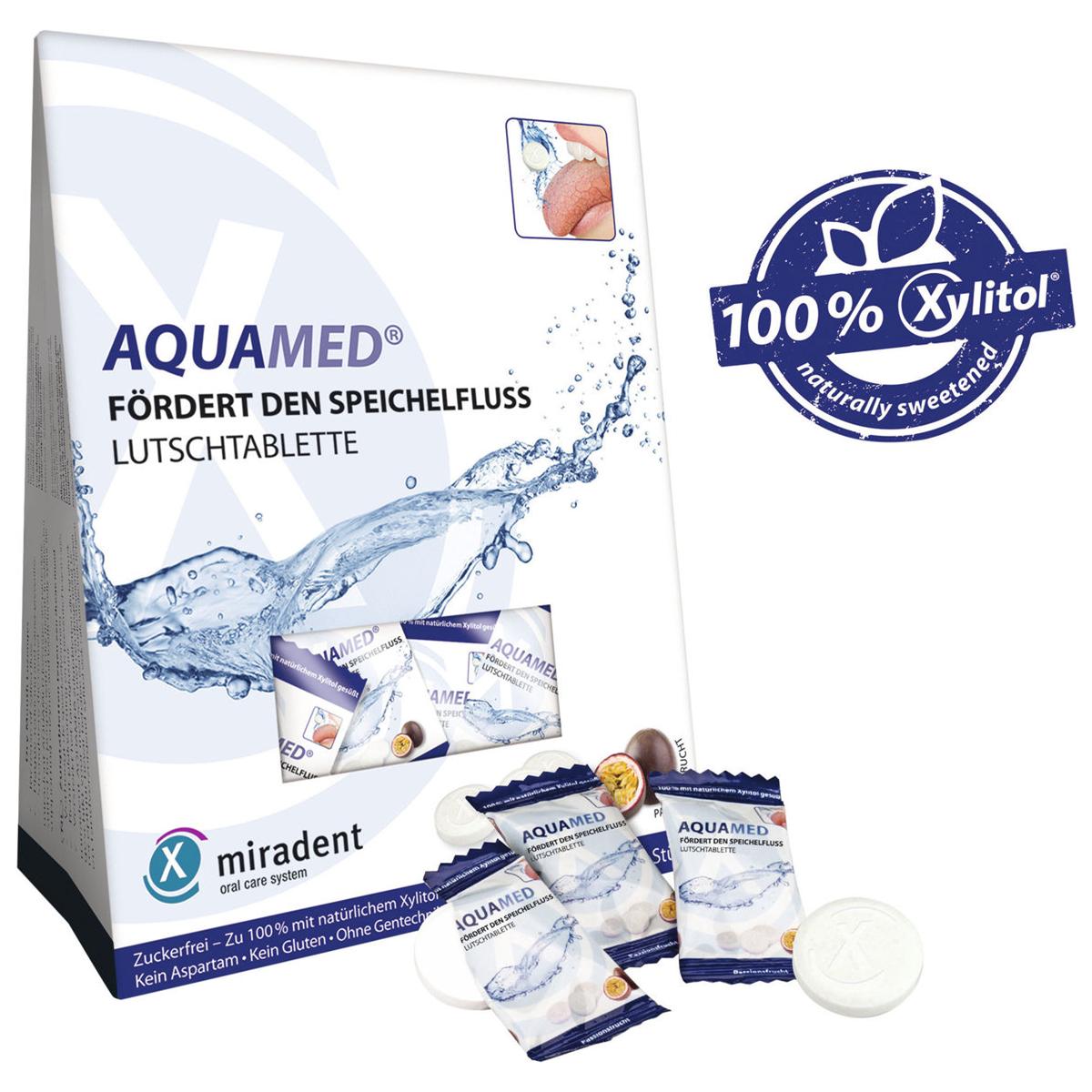 AQUAMED® Mundtrockenheits-Lutschtabletten - Packung 10 x 26 Stück