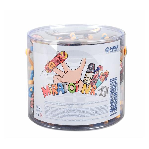 Miratoi® Nr. 17 - Fingerskateboards - Packung 50 Stück