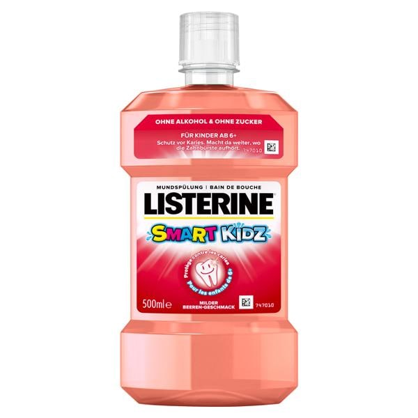 LISTERINE® SMART KIDZ® - Beere, Flaschen 6 x 500 ml
