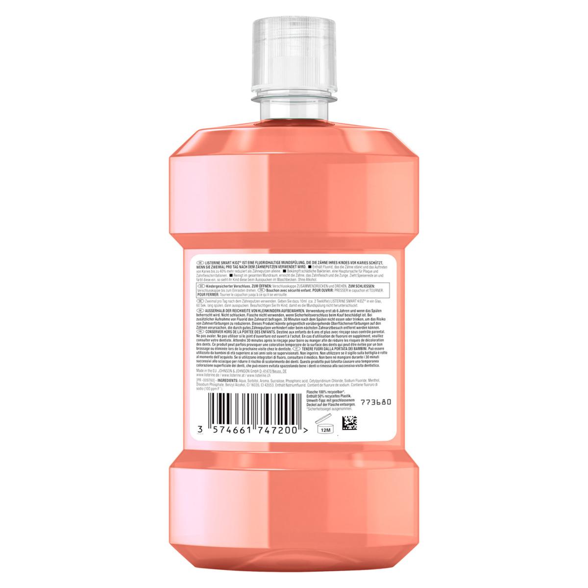 LISTERINE® SMART KIDZ® - Beere, Flaschen 6 x 500 ml