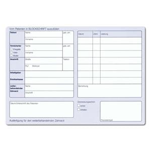 Notfall- Behandlung A5, 2-fach - Block 100 Blätter