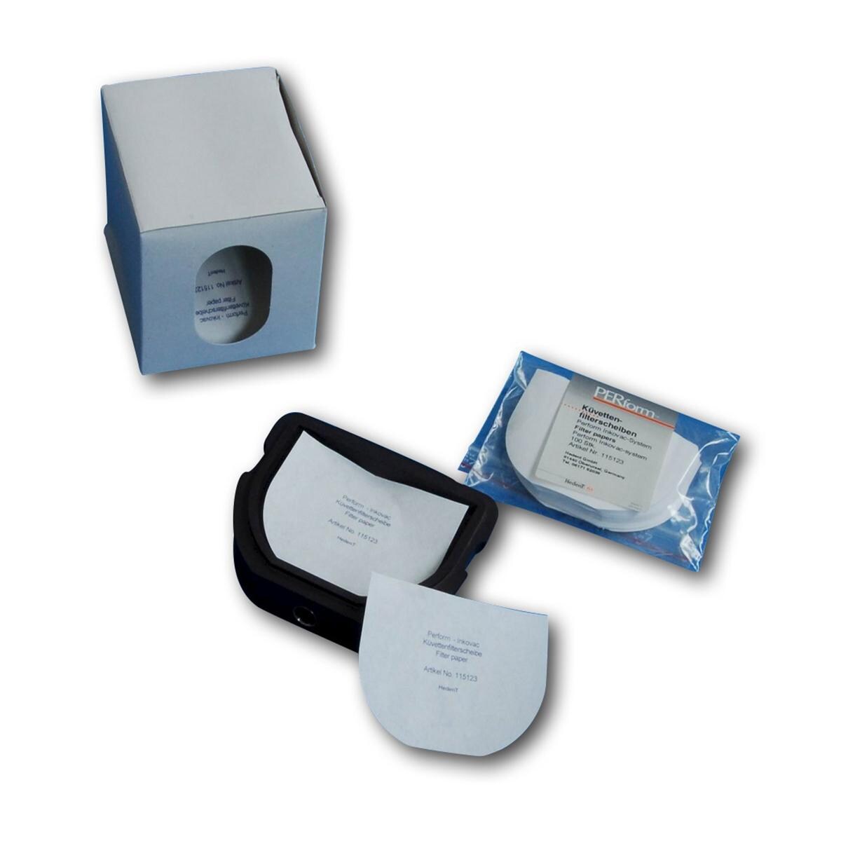 PERform-Inkovac Küvettenfilterscheiben - Packung 100 Stück