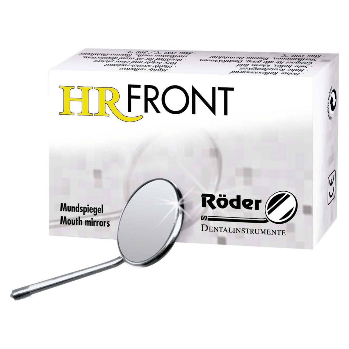 Mundspiegel HR-Front SS, plan - Größe 0, Packung 6 Stück