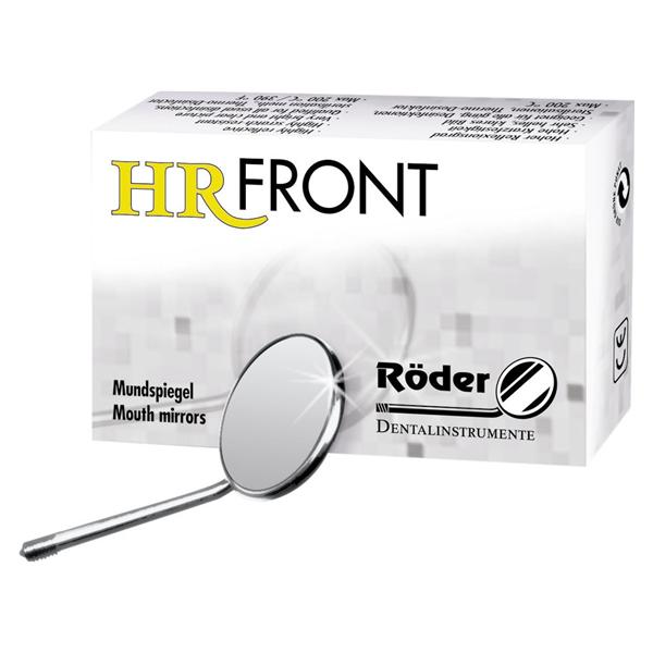 Mundspiegel HR-Front SS, plan - Größe 0, Packung 6 Stück