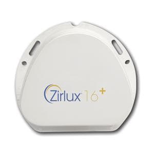 ZIRLUX 16+ Ronde Amann Girrbach - 89 x 71 mm - Weiß, Stärke 12 mm