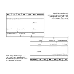 EDV-Anschriftenblatt - Packung 250 Stück