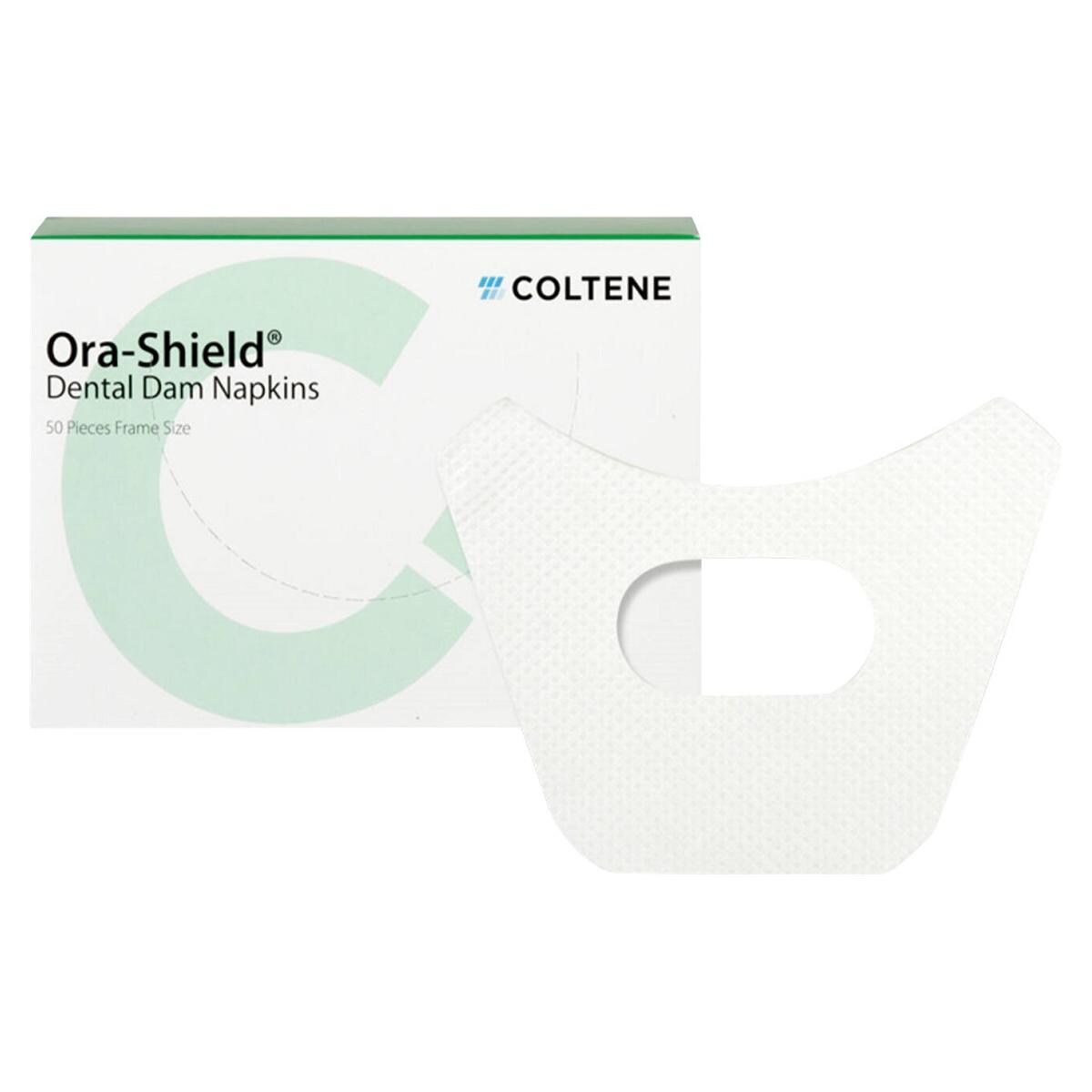 HYGENIC® Ora-Shield® Dental Dam Servietten - Übergröße für Halterung, Packung 50 Stück