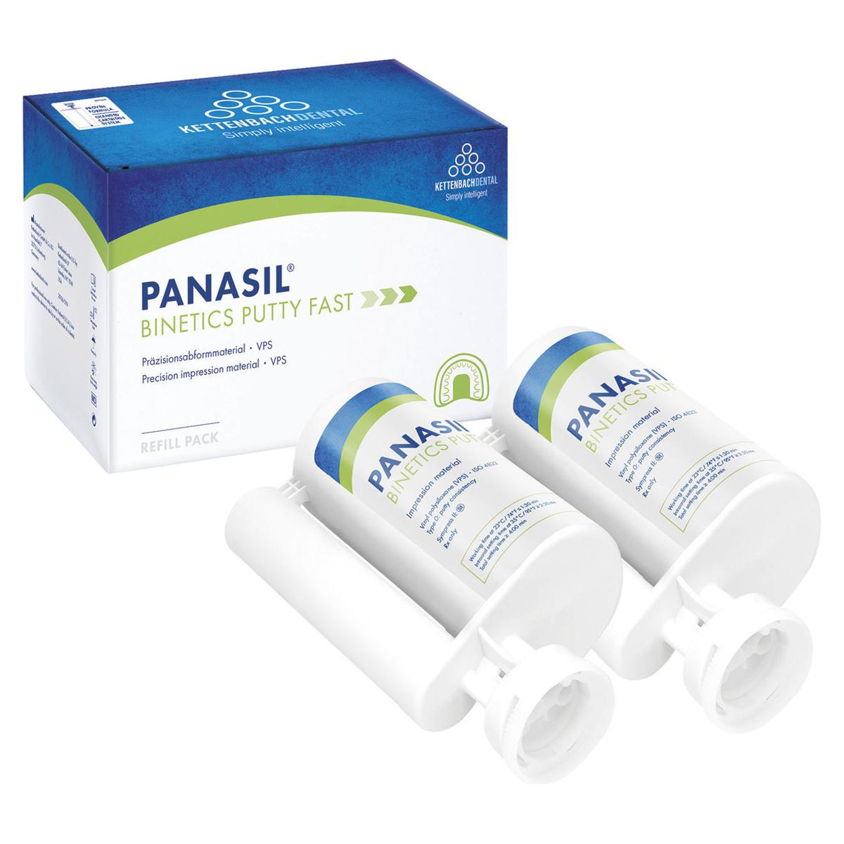Panasil® binetics Putty Fast - Nachfüllpackung - Großkartusche 2 x 380 ml